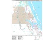 Port St. Lucie Wall Map Premium Style 2022